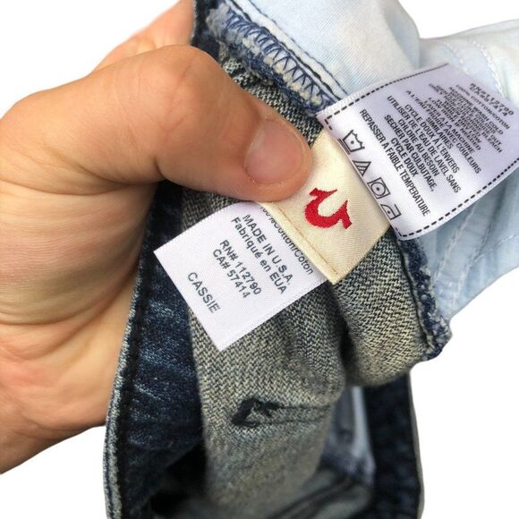 Brand New True Religion Jeans Shorts Size 31 CASSIE Short - Picture 7 of 10